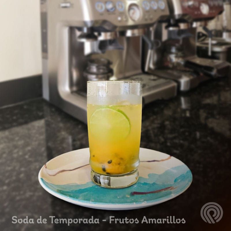 Soda de temporada (Frutos amarillos)