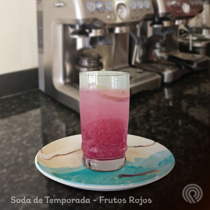 Soda de temporada (Frutos rojos)